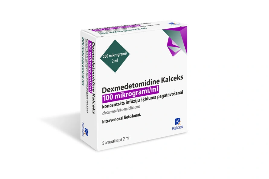 Dexmedetomidine Kalceks 100 micrograms/ml concentrate for solution for infusion, 5 ampoules of 2 ml