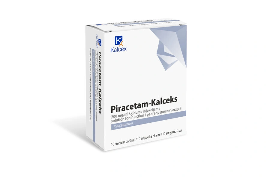 Piracetam-Kalceks 200 mg/ml solution for injection, 15 ampoules of 5 ml